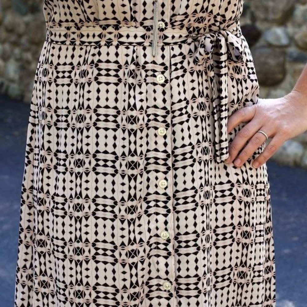 Cabi Colony Club Geometric Shirtdress Size Medium